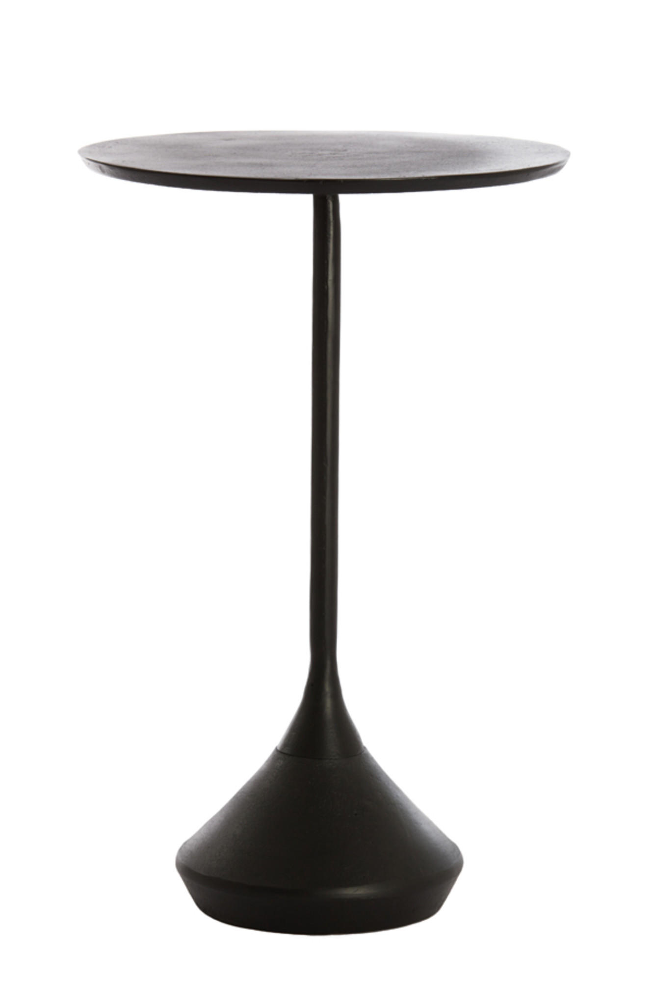 BEISTELLTISCH Dimphy Grau Ø35/56 cm - Grau, Metall (35/35/56cm) - Light & Living
