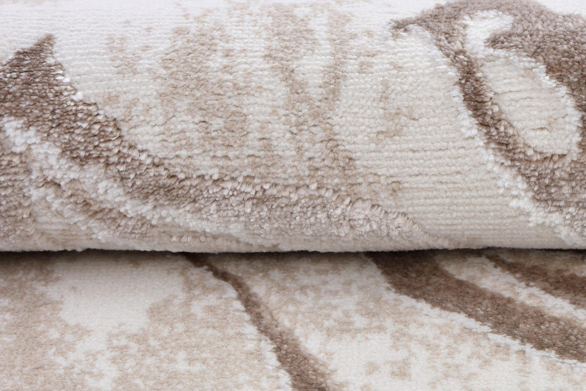 KOBEREC béžový hnedý krémový - 80 x 150 cm - svetlohnedá/krémová, textil (80/150cm) - Mazovia