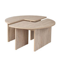 COUCHTISCH Apix Weiß - Weiß, Holz (90/90/41cm) - Concept Usine