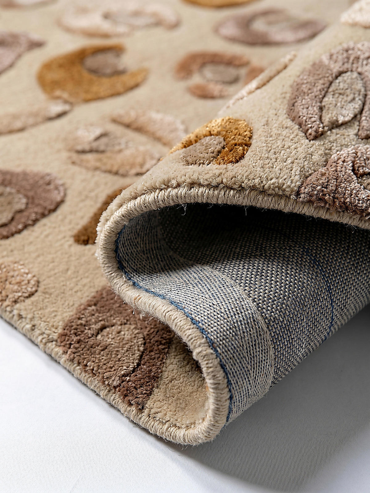 KURZFLORTEPPICH SABLE, mit Tier-Motiv, Natur, 80 x 230 cm - Beige, Textil (80/230cm) - KADIMA DESIGN