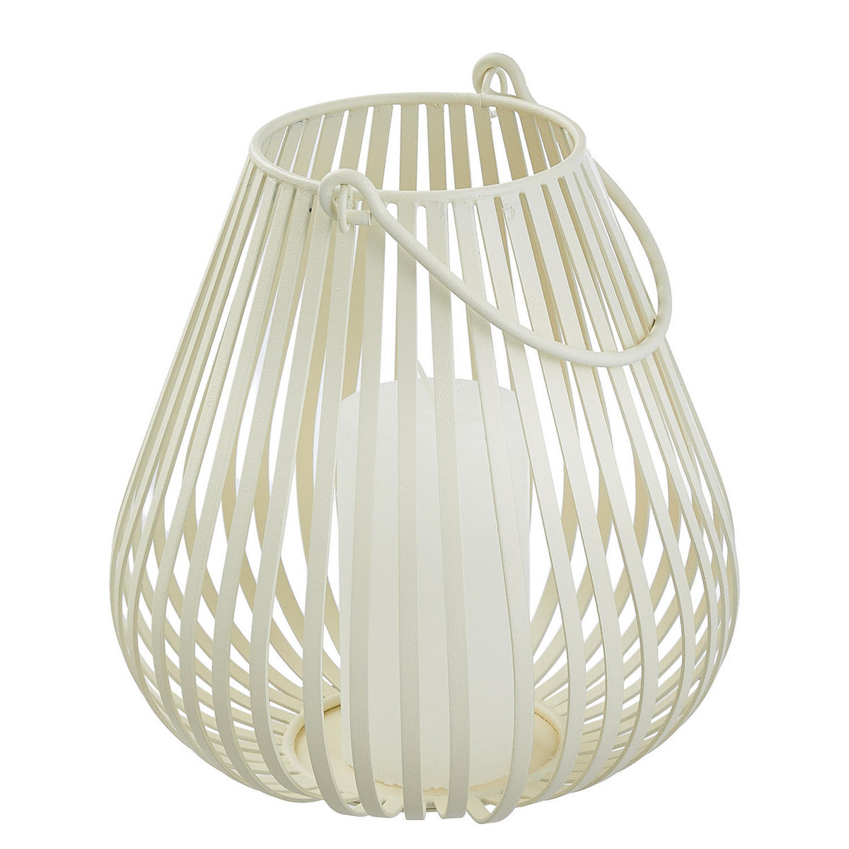 LATERNE Quietude - Eisen - Creme - Beige, Metall (20/21/20cm) - Butlers