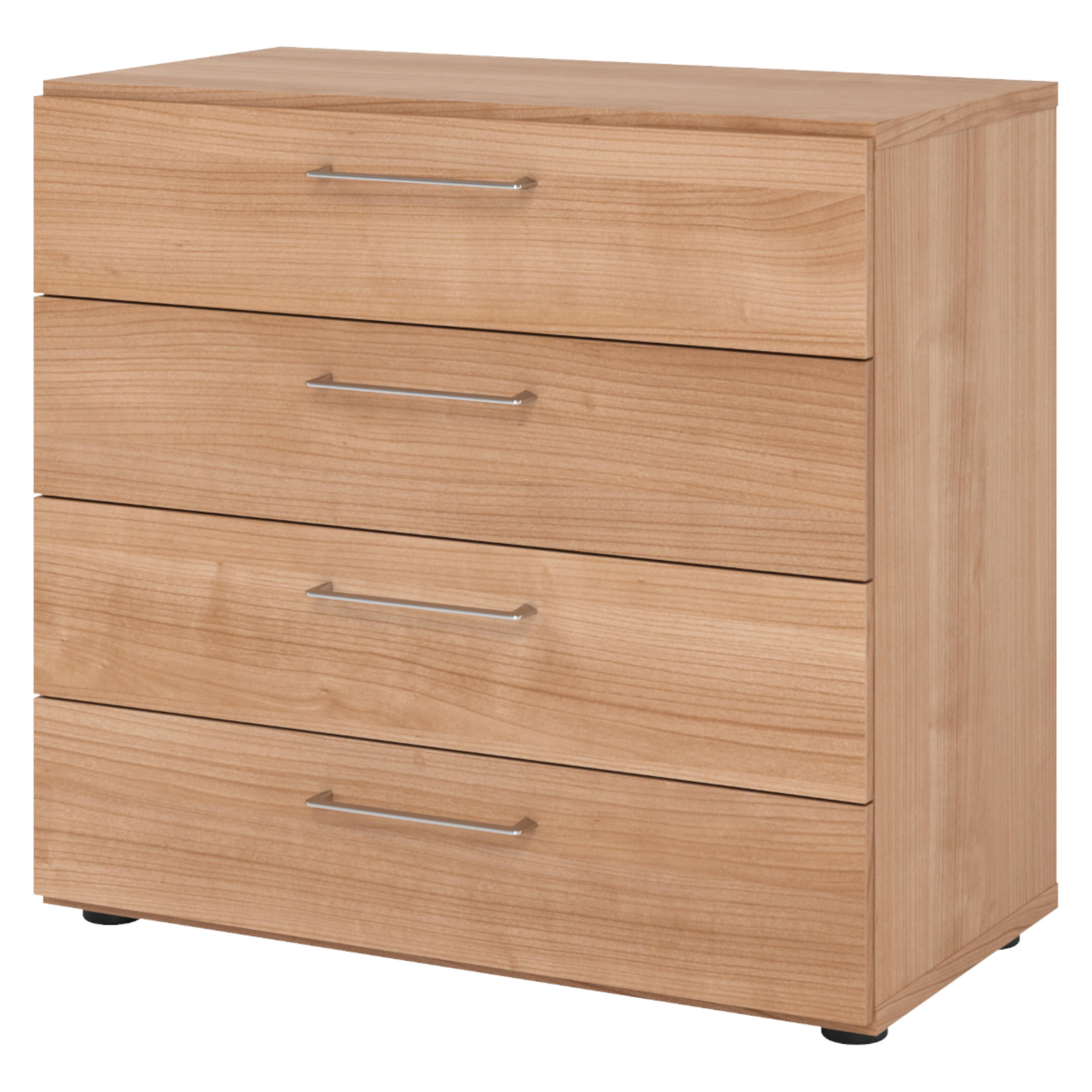SCHUBLADENSCHRANK - 4 Schübe 42/80/74,8 cm in Nussbaumfarben - Nussbaumfarben, Holzwerkstoff (80/74.8/42cm) - bümö