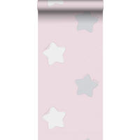 TAPETE Sterne 53 cm x 10 m - Pink, Papier (53/0.1cm) - Sanders & Sanders