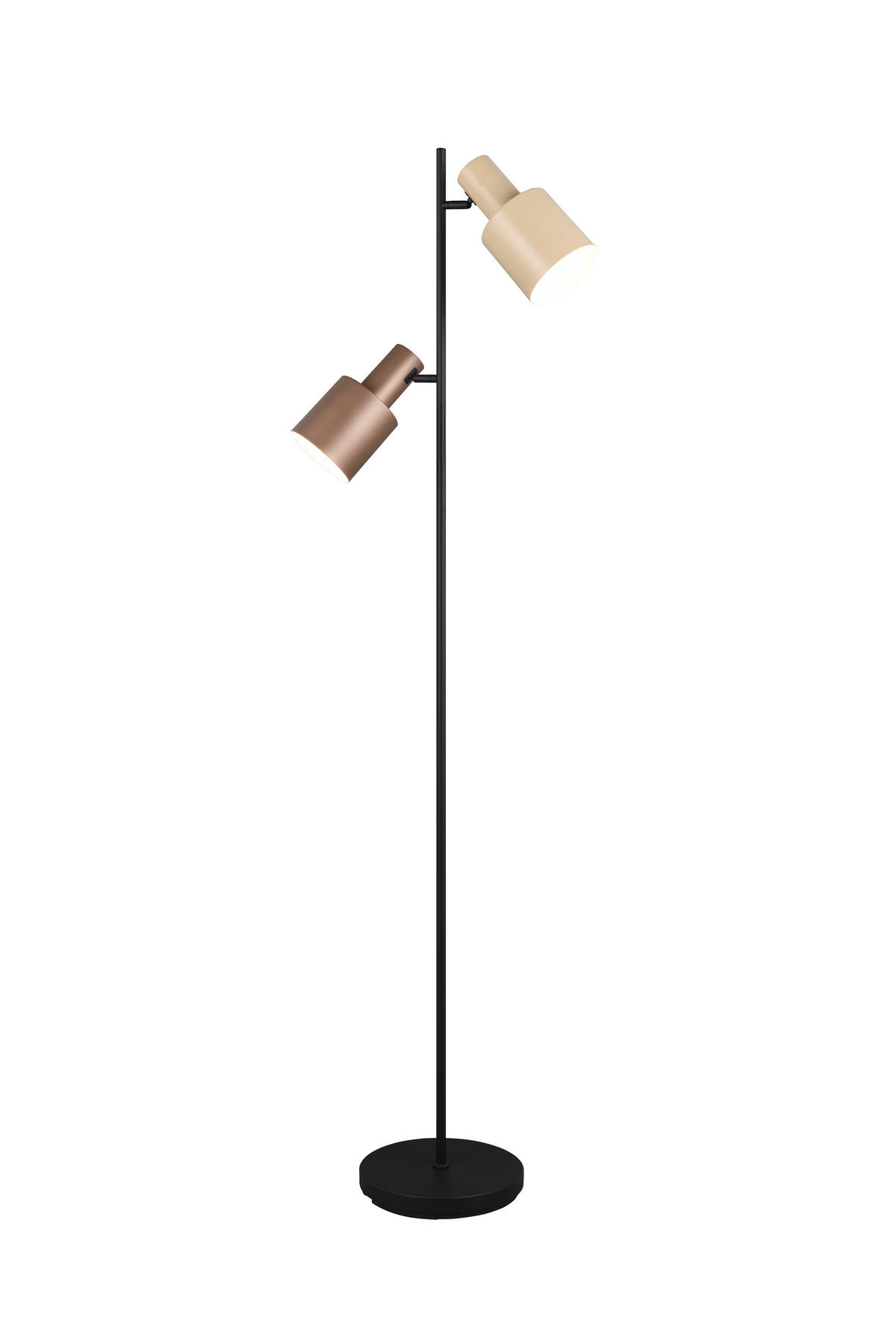 STEHLAMPE AGUDO - - 0/0/161 cm - Schwarz, Metall (48/48/161cm) - Trio Leuchten