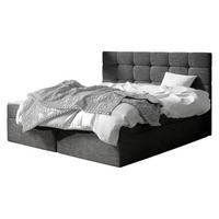 BOXBETT Luanda - Dunkelgrau, Holzwerkstoff (160/200cm) - MIRJAN24