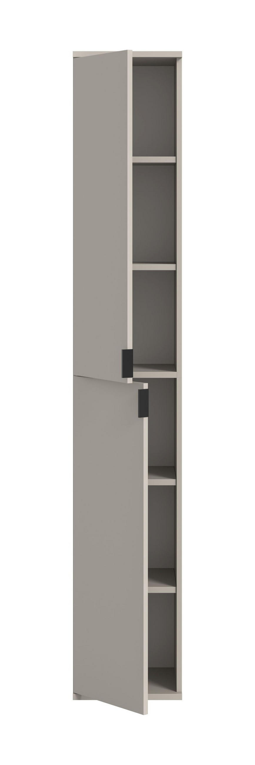 HOCHSCHRANK Projekt X Kaschmir 30/34/193 cm - Beige, Holzwerkstoff (30/193/34cm) - Xonox