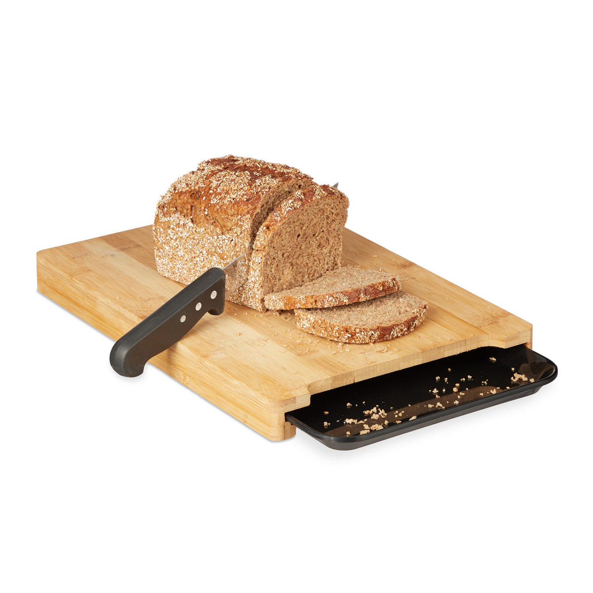 SCHNEIDEBRETT - Hellbraun, Holz/Kunststoff (38/26cm) - Relaxdays