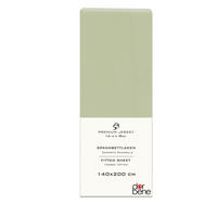 SPANNBETTLAKEN Premium Jersey Baumwolle - Hellgrün, Naturmaterialien (140/200cm) - DarBene