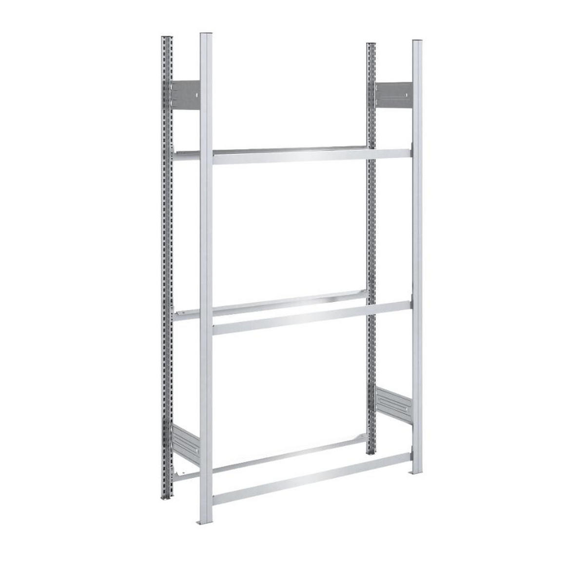 REIFENREGAL TIRE PRO 200x100x43cm 3 Ebenen 150kg Fachlast Bis zu 5 Reifen pro Ebene Verzinkt - Silberfarben, Metall (100/200/43cm) - PROREGAL