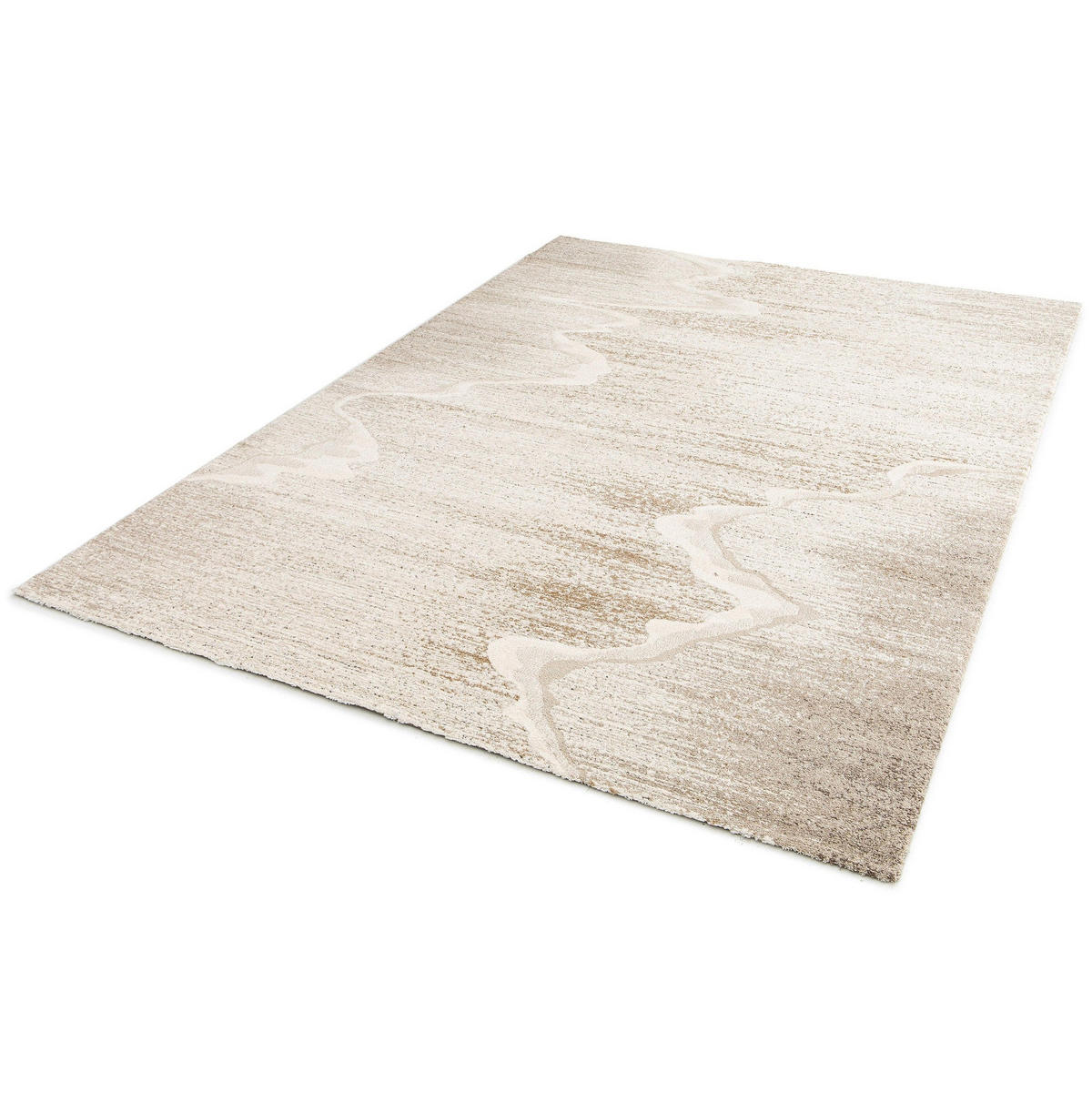 TEPPICH, Weicher Design beige - Beige, Textil (120/170cm) - AFK Living