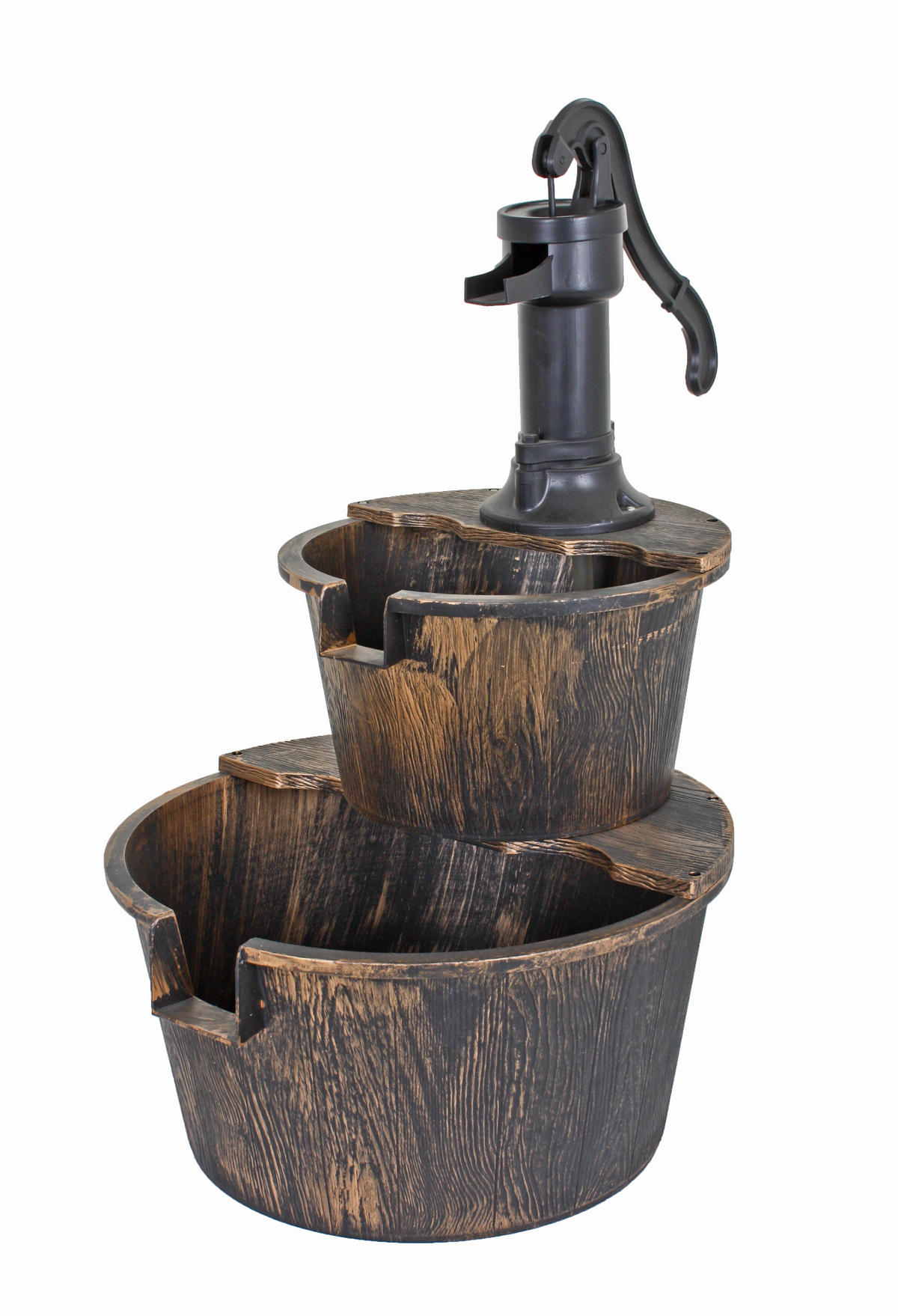BRUNNEN Johann Holzoptik Bronzefarbend 68x41,5x41,5cm - Bronzefarben, Kunststoff (41.5/41.5/68cm) - DELUKE
