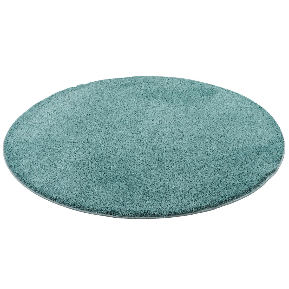 HOCHFLOR SHAGGY TEPPICH PALACE RUND - Mintgrün, Textil (200/200cm) - Snapstyle