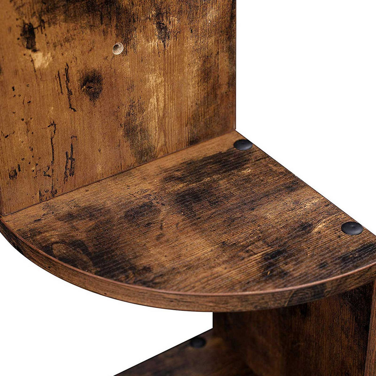 ECKREGAL - Dunkelbraun, Holzwerkstoff (20/128/20cm) - Hansiro