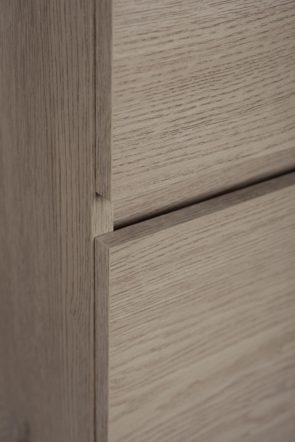 BADEZIMMERSCHRANK, Farbe: helle Eiche, 35 x 136 x 27 cm - Beige, Holzwerkstoff (35/136/27cm) - 3XE LIVING