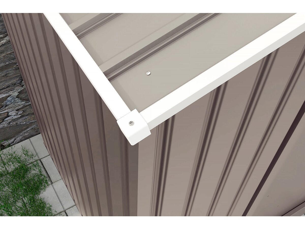 METALL-GARAGE PVC nevada - Hellgrau, Metall (70/310/470cm) - Habitat Garten