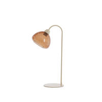 TISCHLAMPE Bisho Braun Ø31,5/61 cm - Braun, Glas (20/20/60cm) - Light & Living