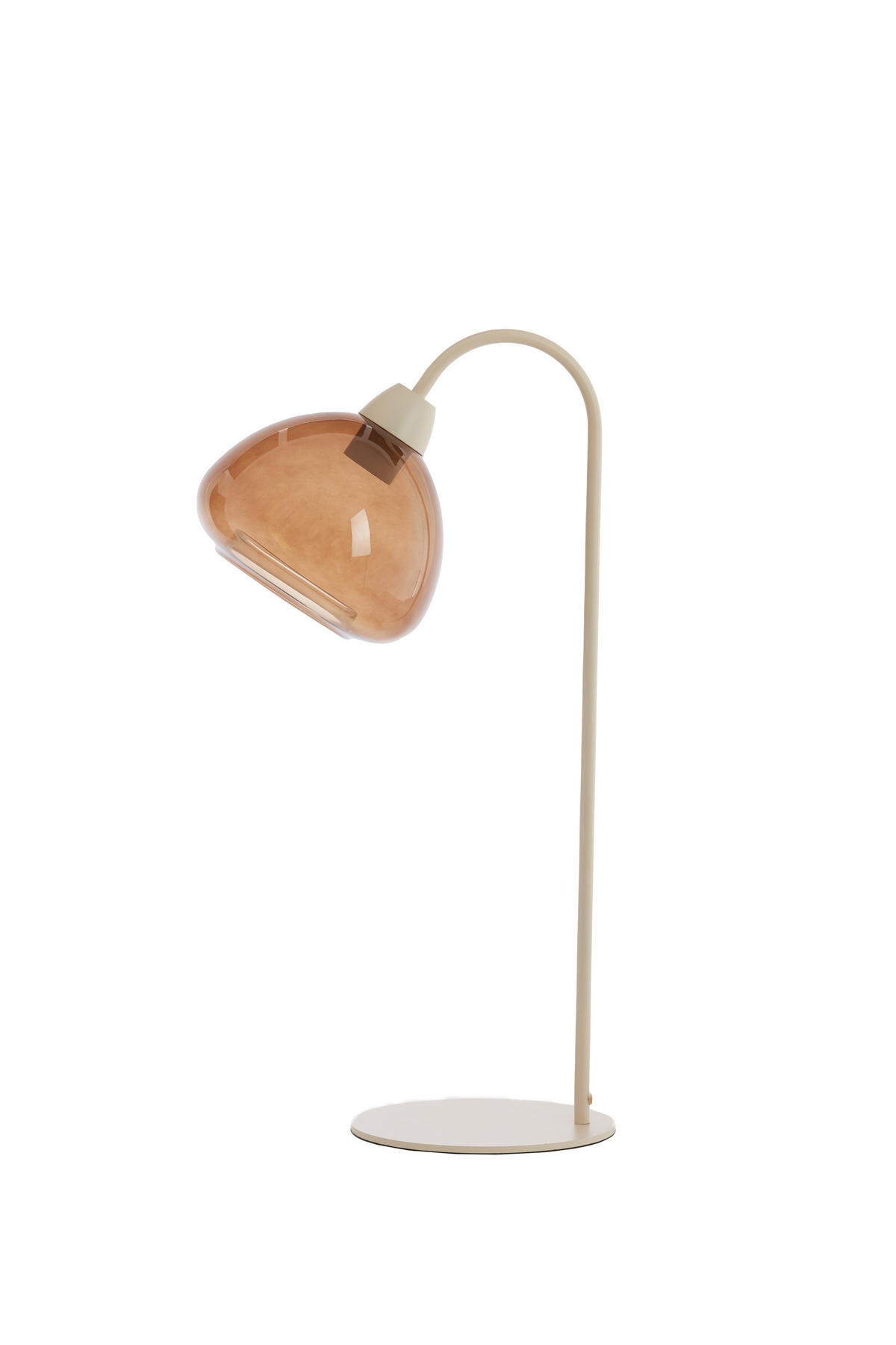 TISCHLAMPE Bisho Braun Ø31,5/61 cm - Braun, Glas (20/20/60cm) - Light & Living