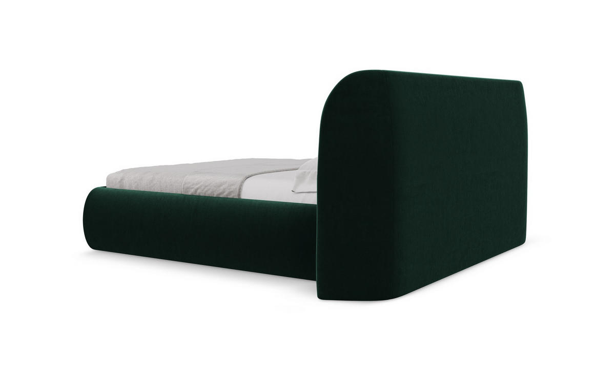 POLSTERBETT mit Bettkasten und Lattenrost 200x225 Schwarz - Schwarz, Kunststoff/Textil (160/200cm) - Makamii