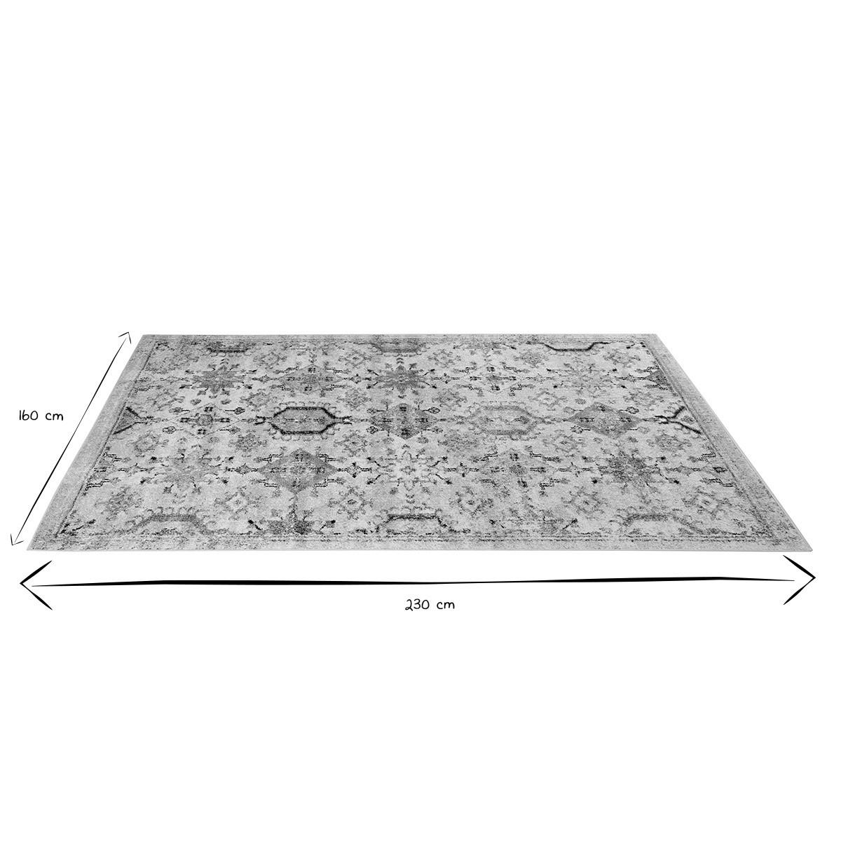 TEPPICH mit Mustern 160 x 230 cm DULCE - Multicolor, Kunststoff (160/230cm) - Miliboo