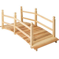 GARTENBRÜCKE Cantara, 137 x 58 x 58 cm, braun - Braun, Holz (137/58/58cm) - tectake