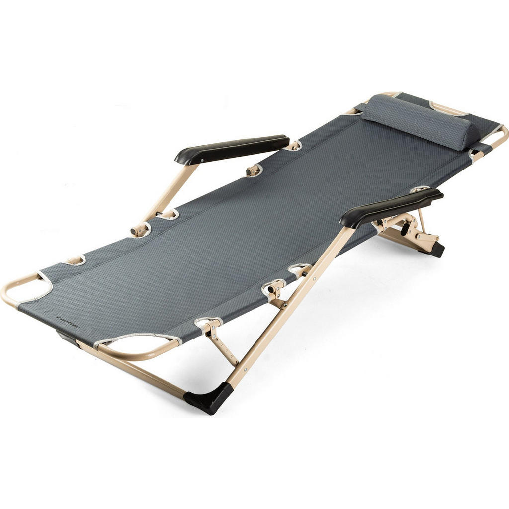 Thumbnail - Outtec Garten-Relaxsessel, Grau, Metall, 1-Sitzer, Rechteckig, 180x76x52 cm, Gartenmöbel, Gartenstühle, Gartenstühle