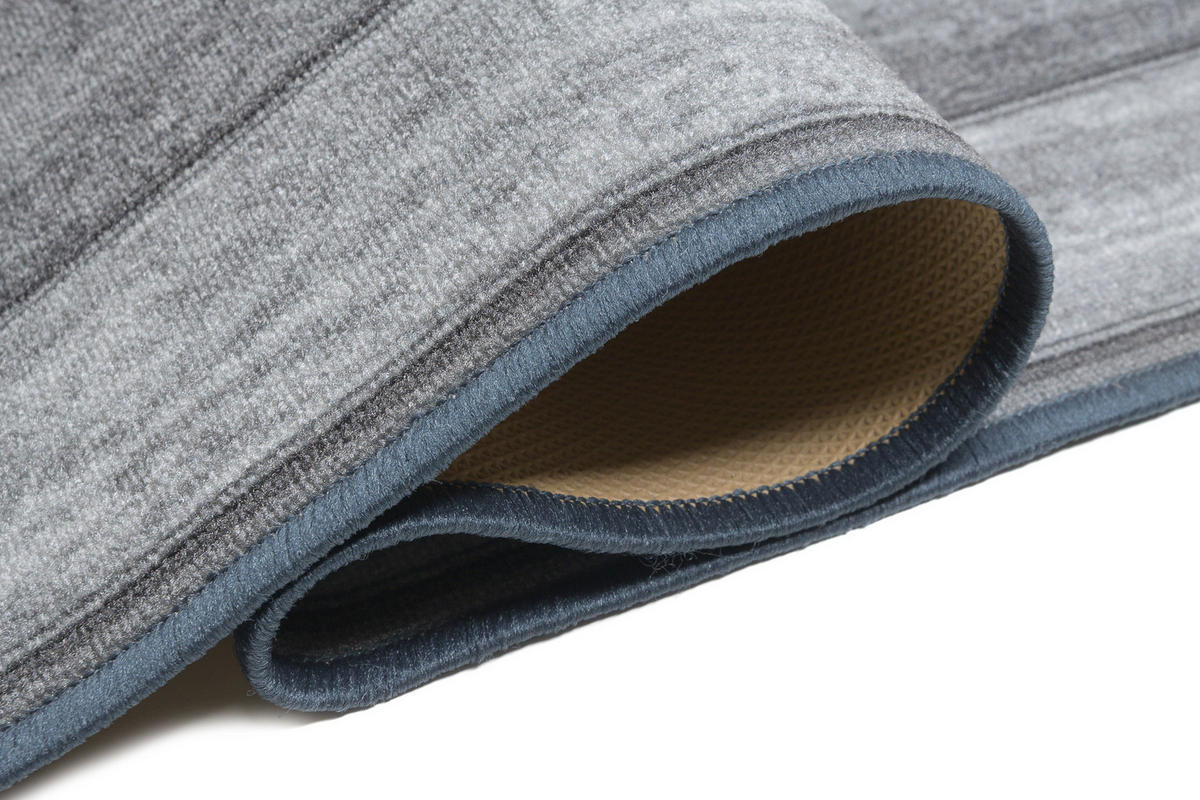 TEPPICHLÄUFER Anti-Rutsch Graphitfarben rutschfest Gummiunterlage 67/400 cm - Graphitfarben, Textil (67/400cm) - Tapiso