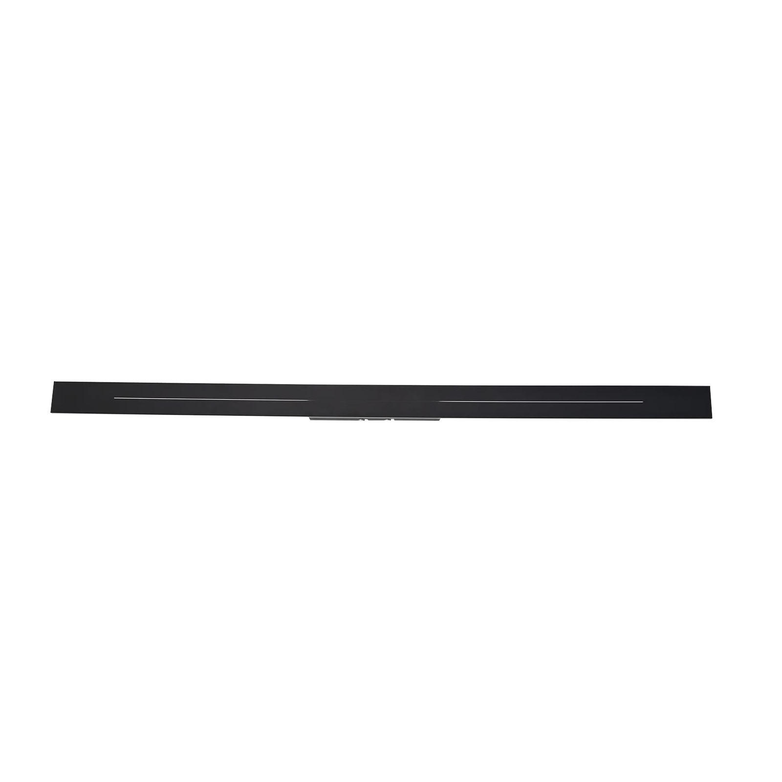 LED WANDLEUCHTE Raum - Schwarz, Metall (5/4/100cm) - Nettlife