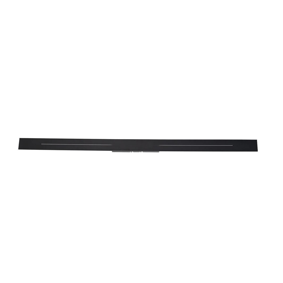 LED WANDLEUCHTE Raum - Schwarz, Metall (5/4/100cm) - Nettlife
