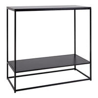 KONSOLENTISCH, Viggo, Schwarz, Spanplatte melamin, 80 x 36 x 80 cm - Schwarz, Holzwerkstoff/Metall (36/80/80cm) - ebuy24