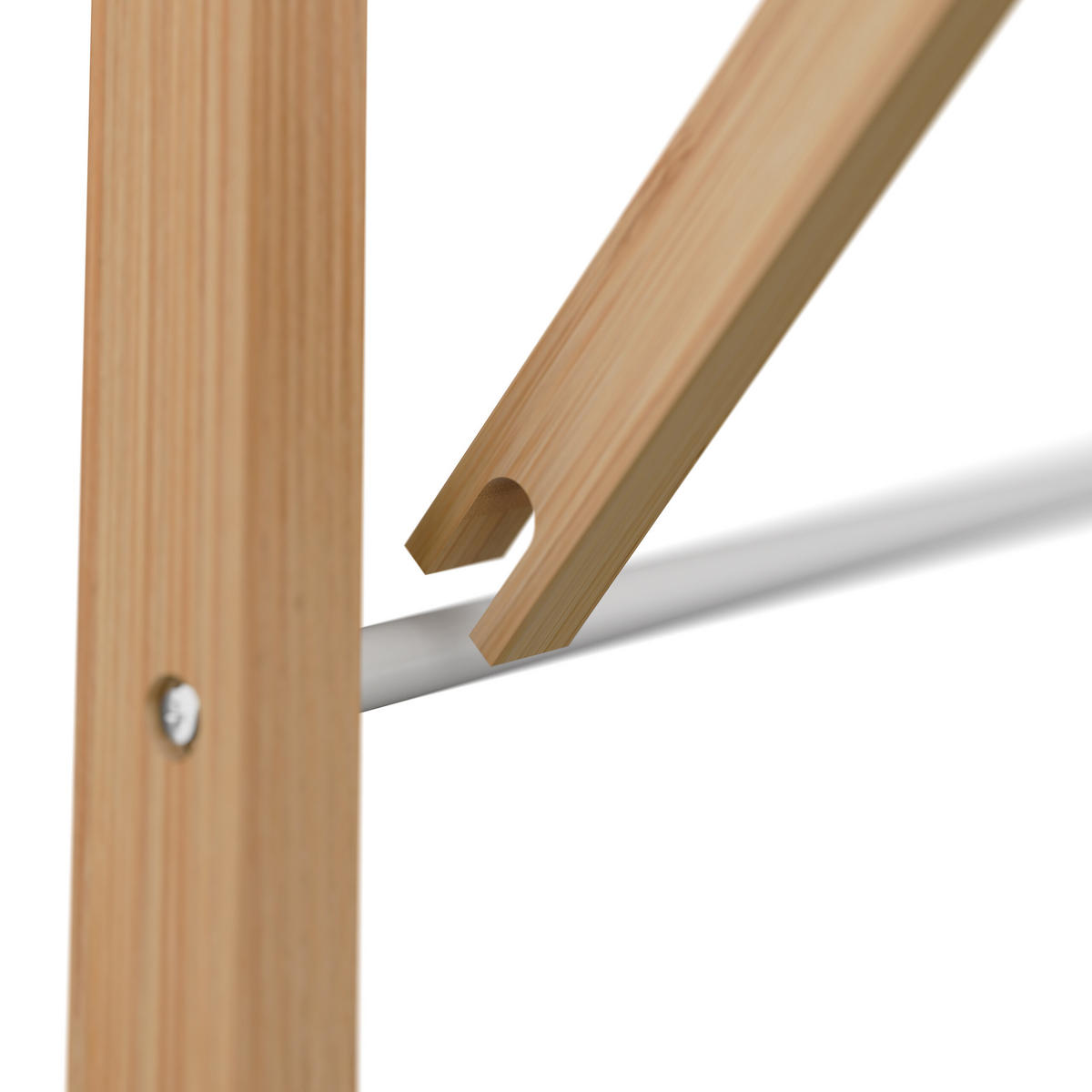 SUŠIAK na prádlo - viacfarebná, kov/drevo (71.5/45/59cm) - Relaxdays