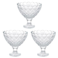 EISBECHER Diamond 200 ml 3er-Set - Transparent, Glas (9.7cm) - Excellent Houseware