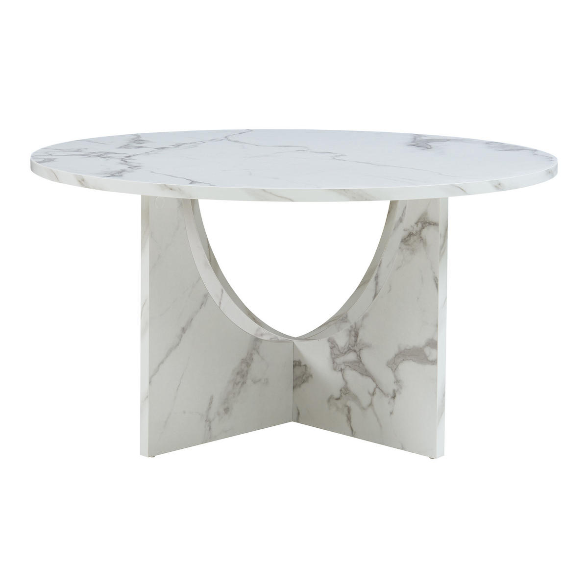 COUCHTISCH Rindal 80/42 cm - Weiß, Holzwerkstoff (80/80/41.5cm) - [en.casa]