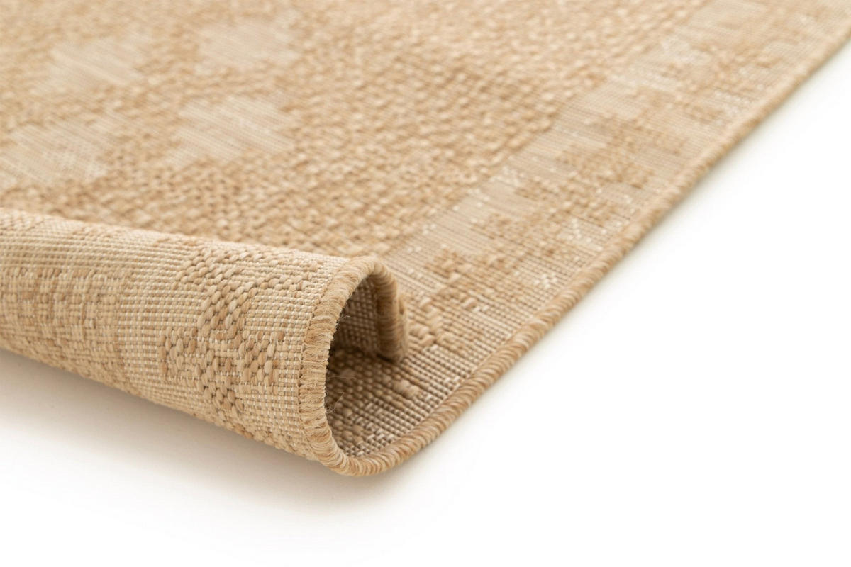 TEPPICH für Innen- und Außenbereiche im Jute-Look beige - Beige, Textil (200/290cm) - AFK Living