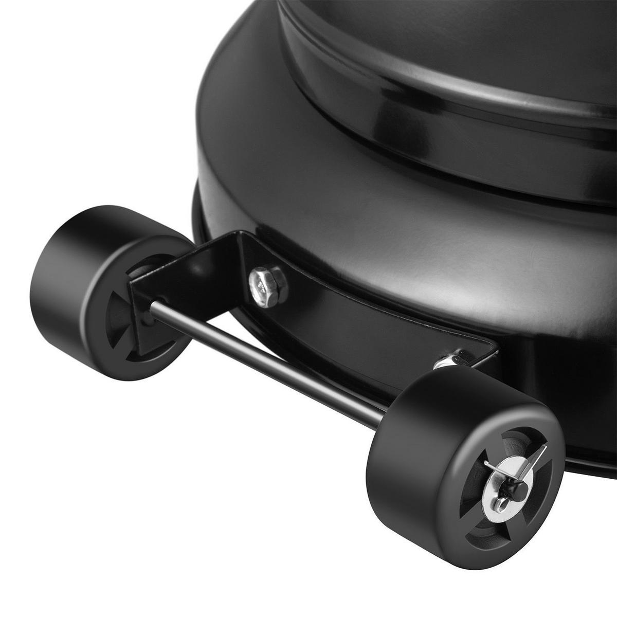 GASHEIZUNG Cuna - Schwarz, Metall (38/137/38cm) - Juskys