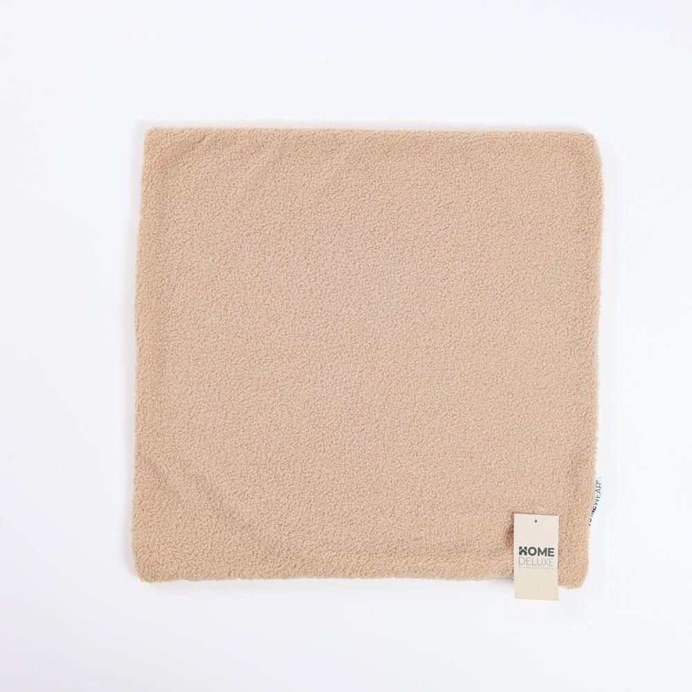 BOUCLÉ Kissenbezug PELO - Terrakotta - Terracotta, Kunststoff (50/50cm) - Home Deluxe