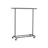 KLEIDERSTÄNDER - Schwarz, Metall (45.4/160/132cm) - Hansiro