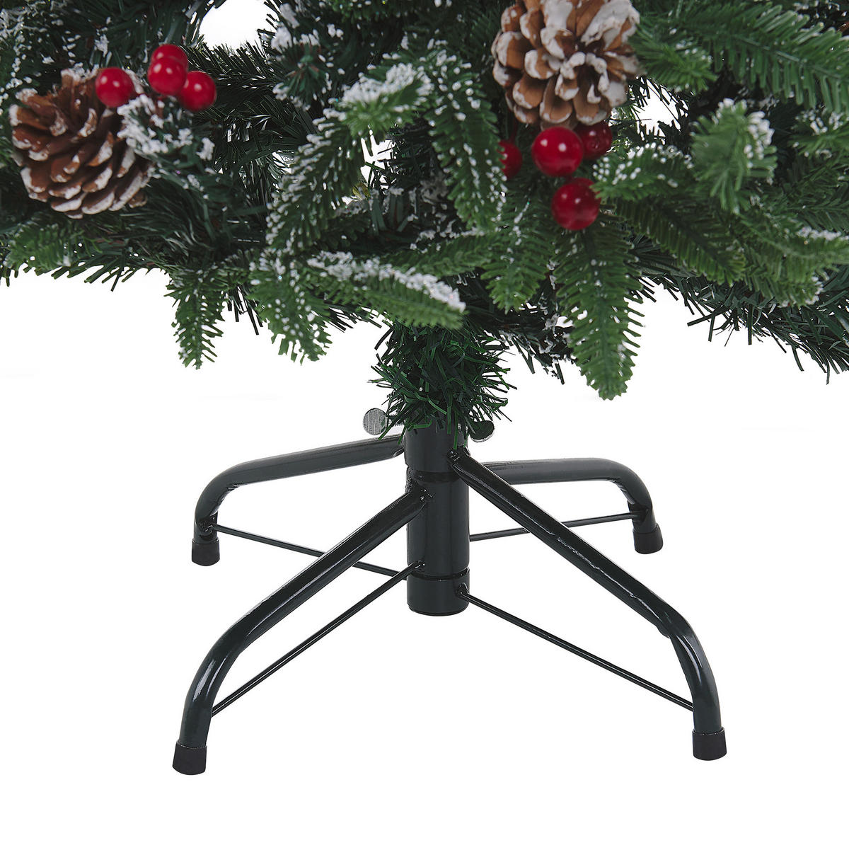 WEIHNACHTSBAUM 120 cm Grün Denali - Grün, Kunststoff (120cm) - Beliani