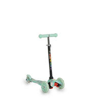 KINDERROLLER Fidget grün höhenverstellbar, PU-Räder, Wasserdruck, ABEC-7 - Grün, Metall (54/23/72cm) - Moni