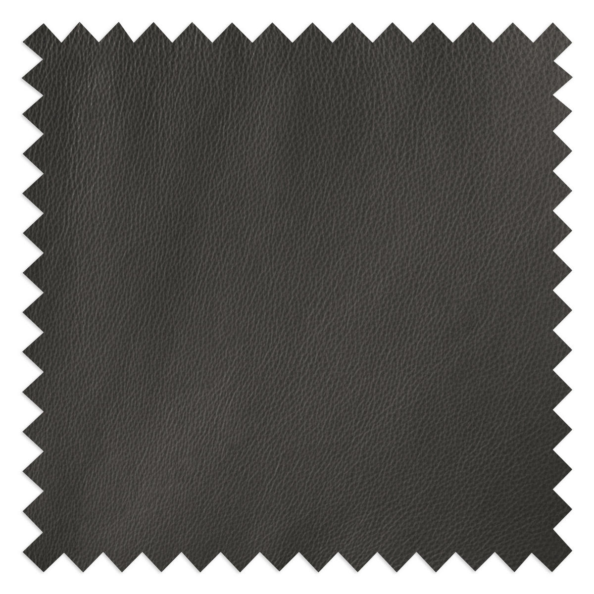 POLSTERHOCKER - Schwarz/Grau, Leder/Kunststoff (81/38/100cm) - home24