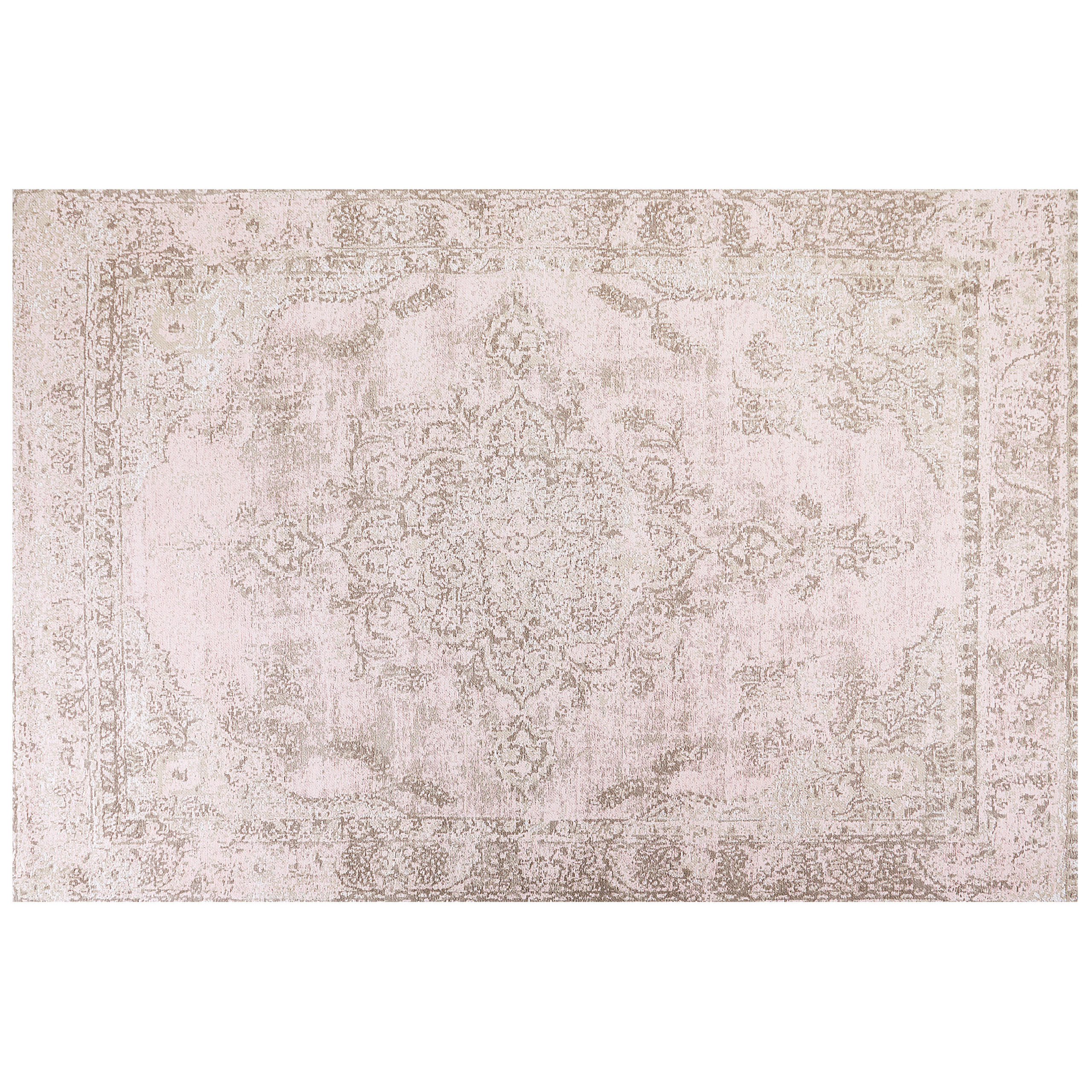 KURZFLOR-TEPPICH Matarim 300/200 cm - Pink, Textil (200/300cm) - Beliani