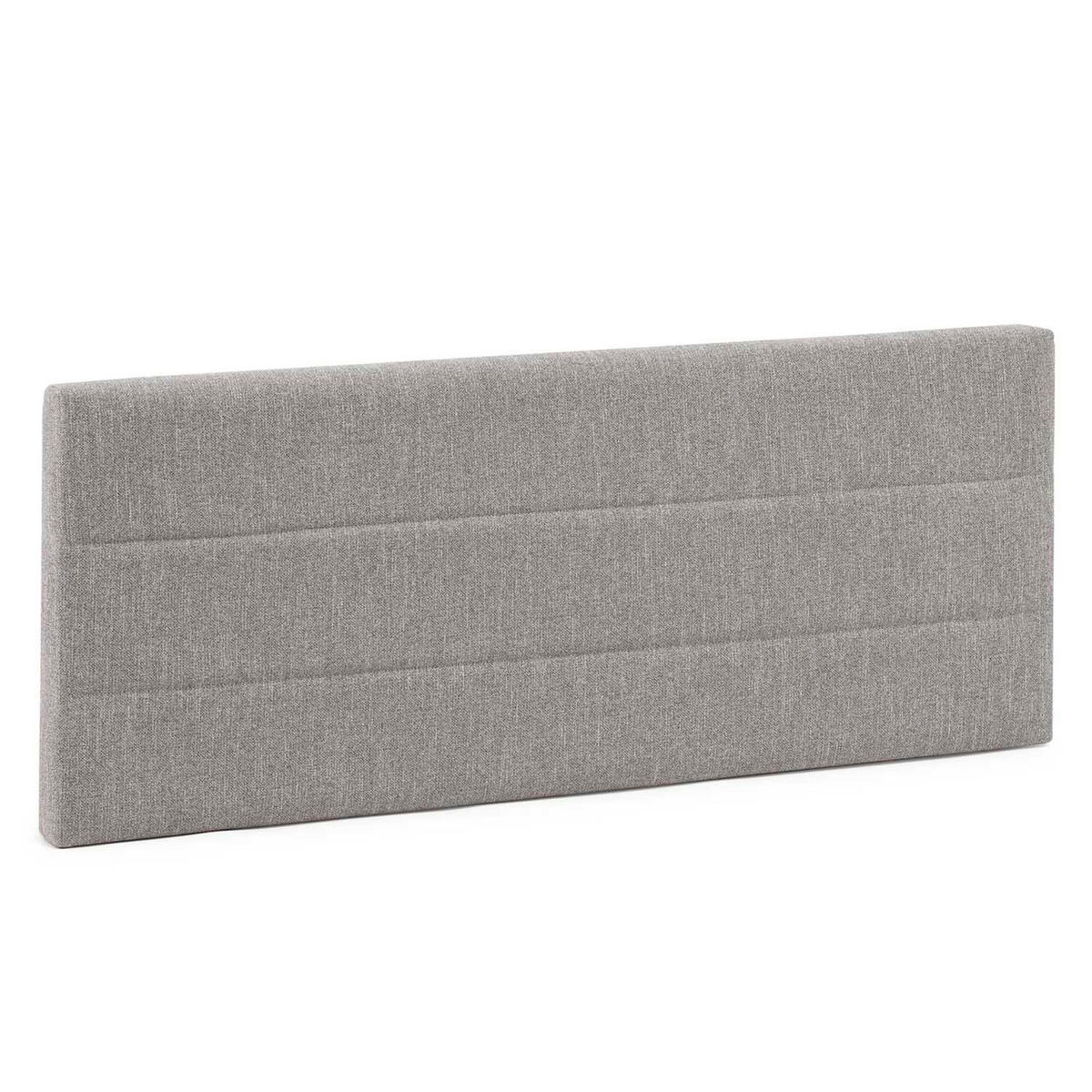 KOPFTEIL 160x60 cm Miconos Grau - Grau, Textil (8/60/160cm) - VS Venta-stock