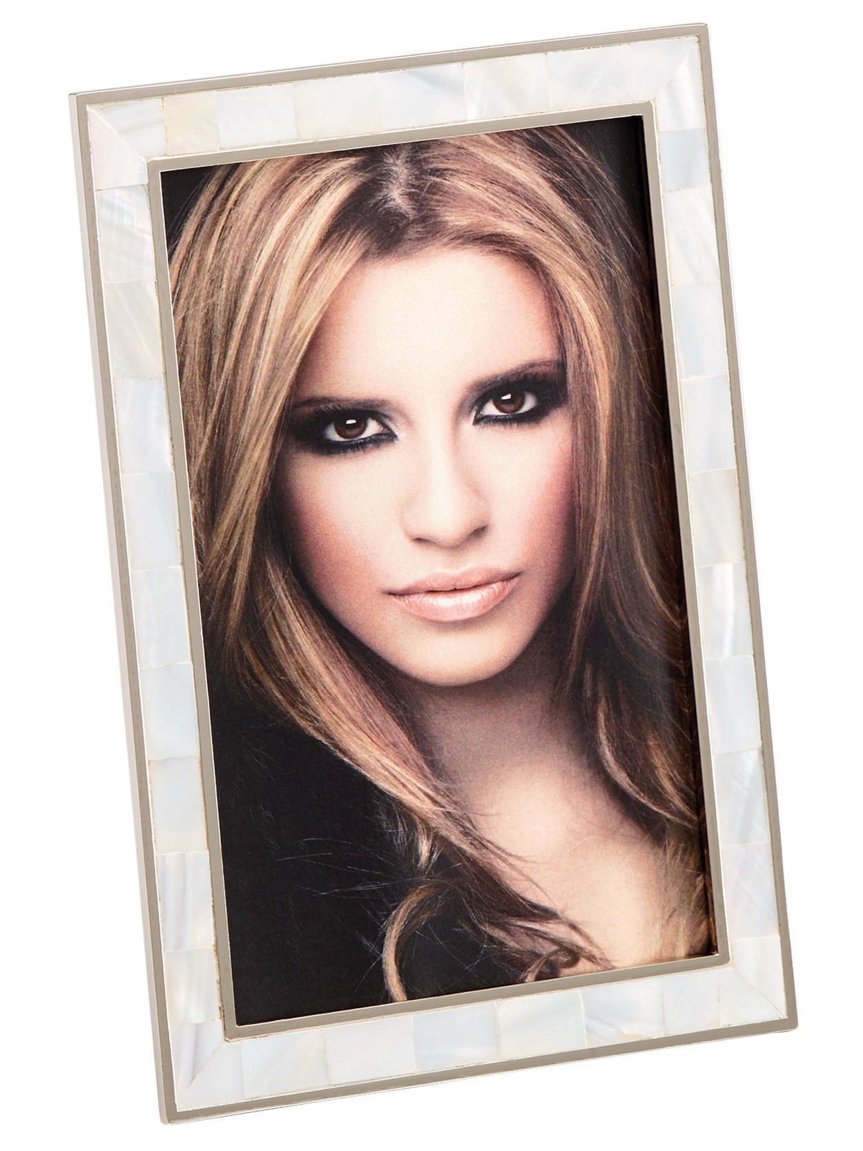 BILDERRAHMEN Jules Portraitr, 10x15 cm, perlmut - Perlmutt, Metall (11.9/16.9/1.8cm) - EMIX24