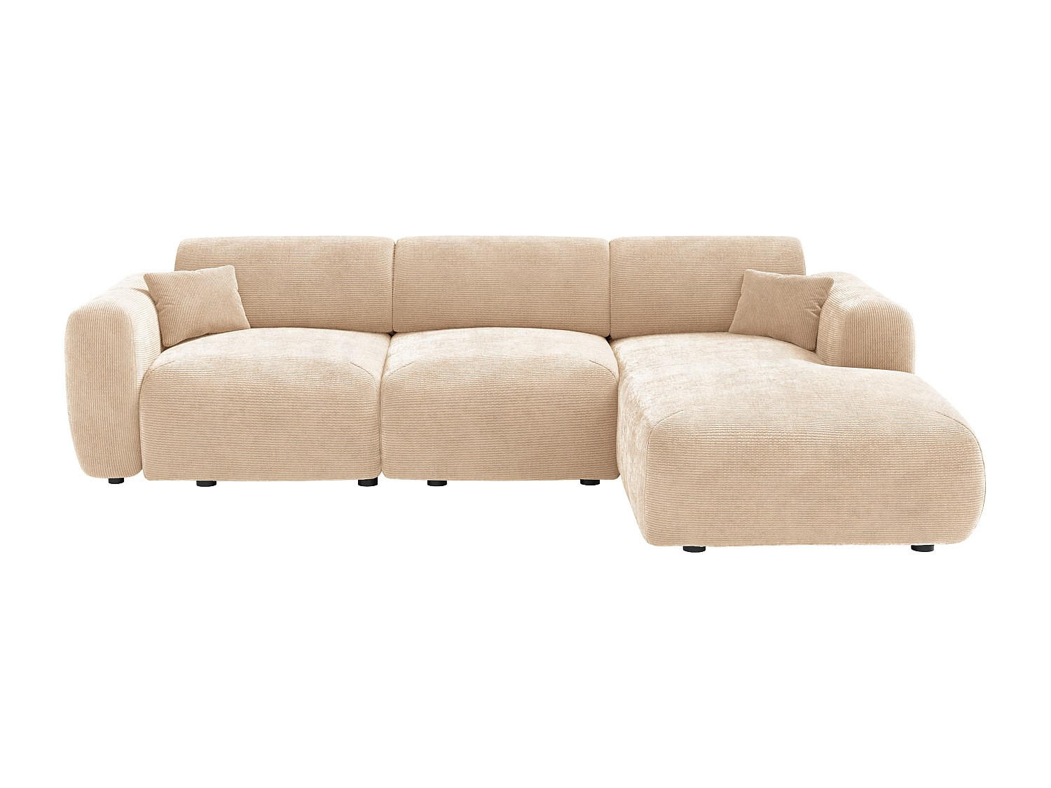 Vente-Unique Schlafsofa Beige 283x77x180 cm