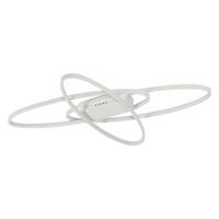 LED-DECKENLEUCHTE Brigitte 85/62/5 cm - Weiß, Metall (85/62/5cm) - Nettlife
