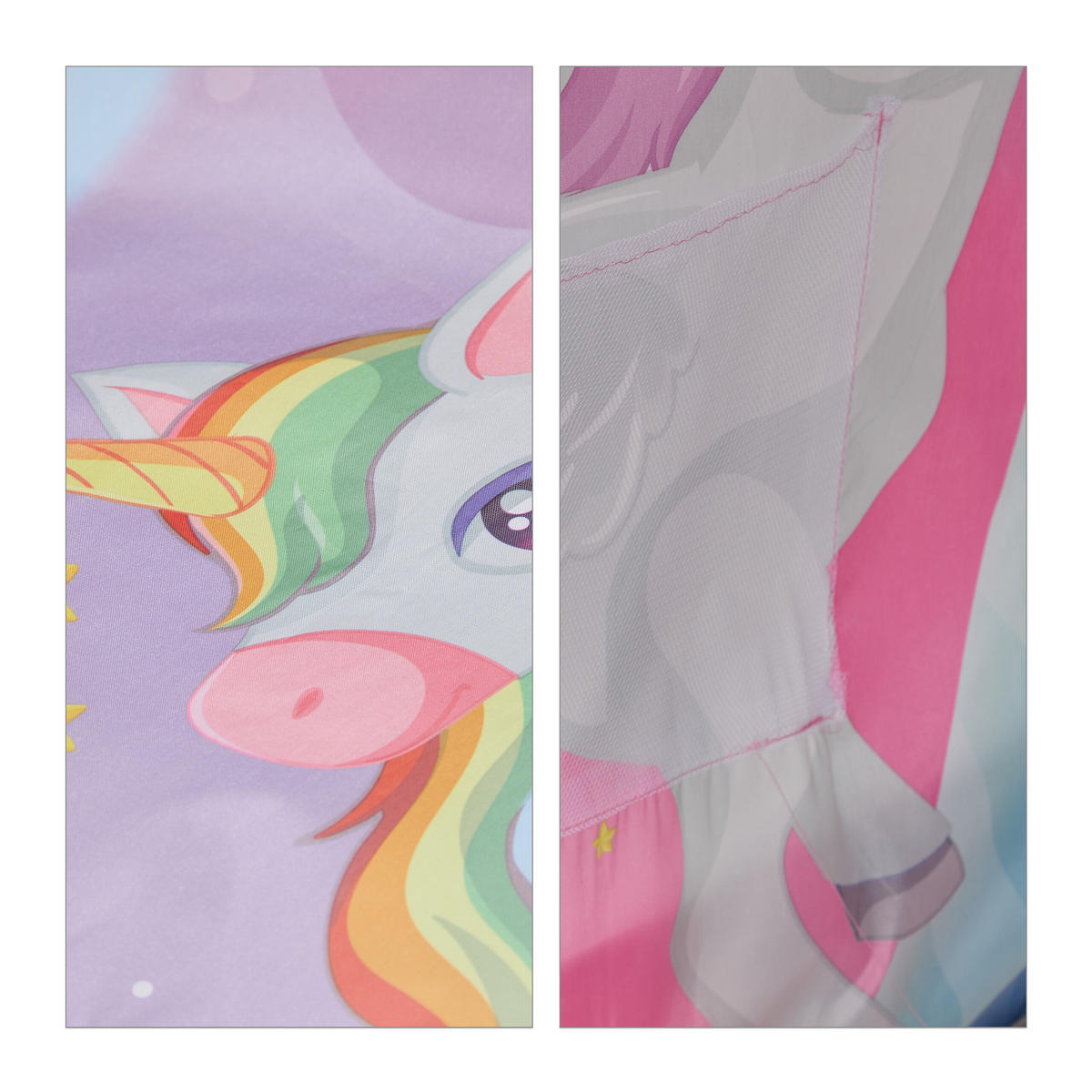 BETTZELT Bunt Kinder Pop-up - Multicolor, Textil - Relaxdays