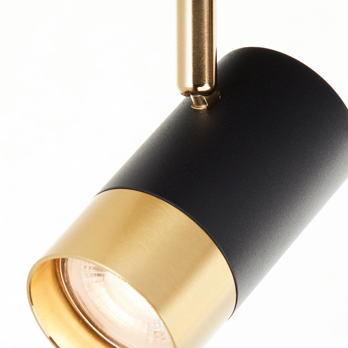LED SPOT Vigolo Sand Schwarz/matt gold 29/29/15 cm - Multicolor, Metall (29cm) - Brilliant