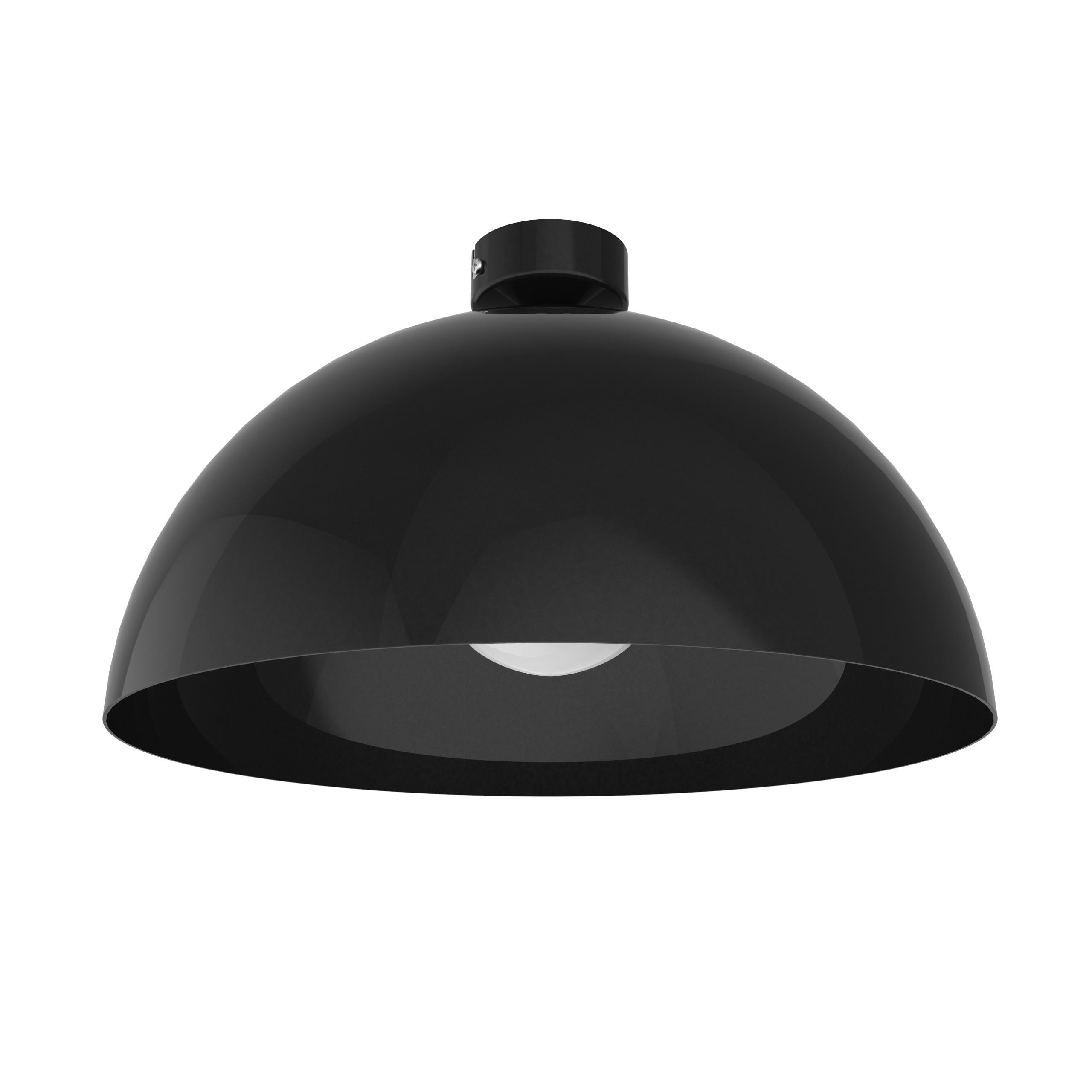 DECKENLEUCHTE Cassis - Schwarz Hochglanz, Metall (40/40/20cm) - Lumicom
