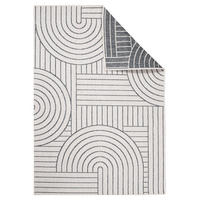 OUTDOOR-TEPPICH DuoRug 5842 Grau 160x230 cm - Grau, Textil (160/230cm) - carpet city