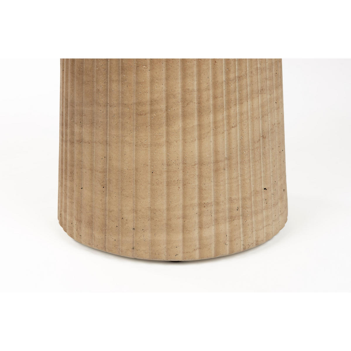 BEISTELLTISCH Brison Natursteinoptik - Grau, Stein (35.8/35.8/45.7cm) - Dutchbone