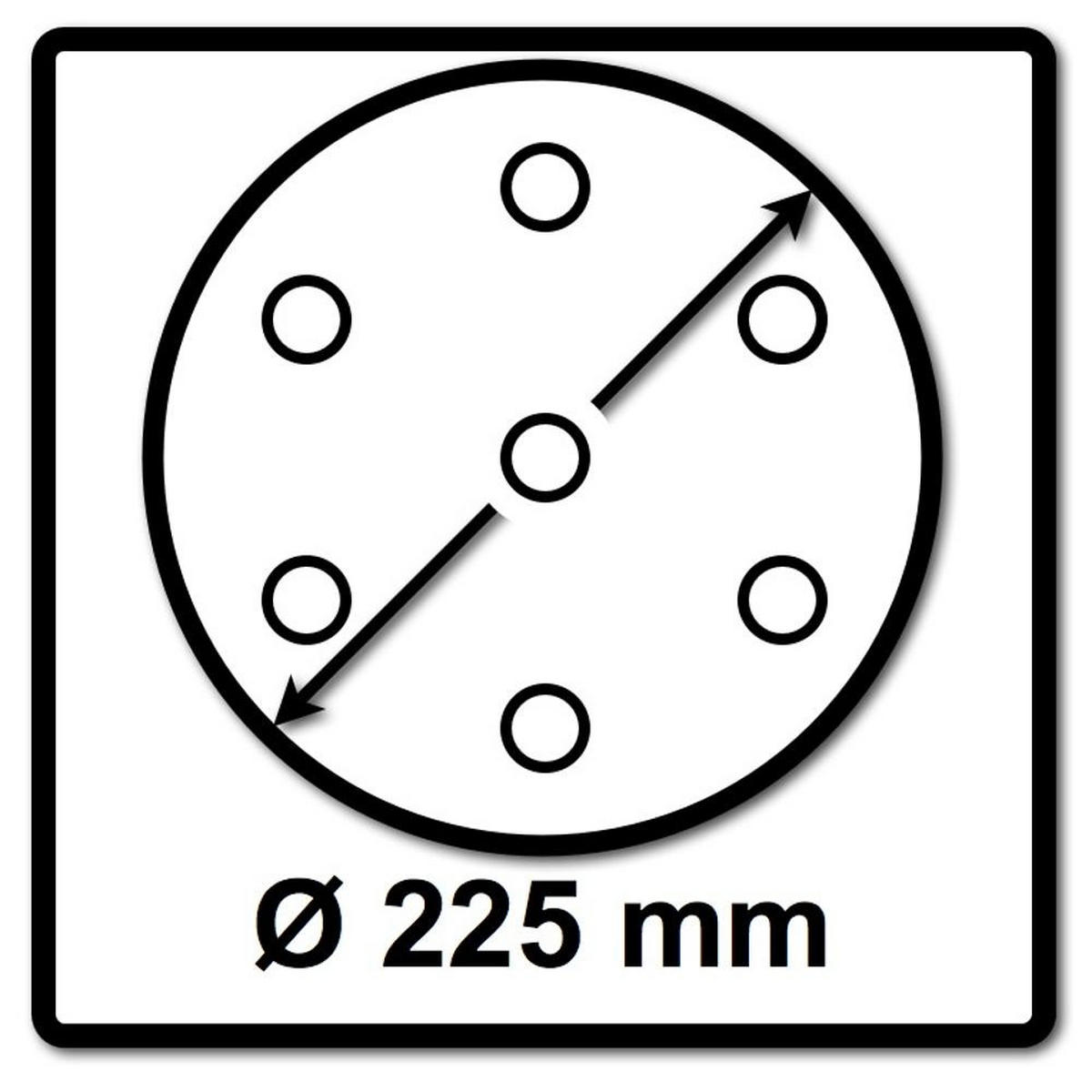 FESTOOL Netzschleifmittel STF D225 P120 Granat Net/25 225 mm / 25 Stk.( 203314 ) - Multicolor, Kunststoff (25/25/1cm) - Festool